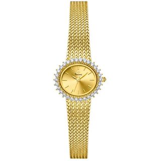 Đồng hồ nữ dây lưới Funmei FL2140 chính hãng - Mặt tròn dây lưới (Miyota, Gold 28mm) - Sỉ từ 5 chiếc