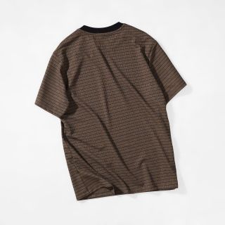 Mẫu áo thun nam  100% Cotton dệt kim sọc gân nổi.