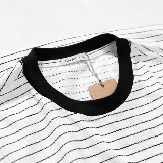 Áo thun nam. Chất thun Cotton dệt kim sọc gân nổi.