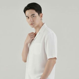 Sơ mi tay ngắn nam. Chất vải linen.