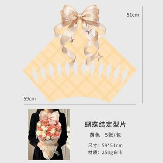 XẤP 5 CỐT HOA HÌNH NƠ (59x51)cm