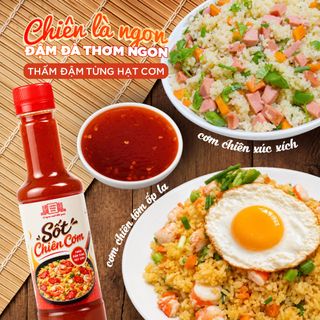 [1 chai] Sốt Chiên Cơm Làng Chài Xưa 320g - Thấm đậm từng hạt cơm đậm đà thơm ngon