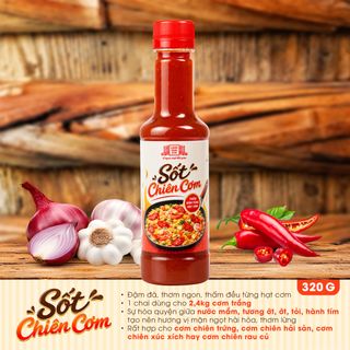 [1 chai] Sốt Chiên Cơm Làng Chài Xưa 320g - Thấm đậm từng hạt cơm đậm đà thơm ngon