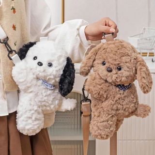 TÚI ĐEO CHÉO HÌNH CÚN TAI MÀU LÔNG MỀM, SIÊU ĐÁNG YÊU, SIÊU PHONG CÁCH - PIPI STORE