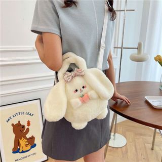 🍑TÚI ĐEO CHÉO THỎ QUẢ ĐÀO – NHỎ XINH, ĐỘC ĐÁO, CỰC ĐÁNG YÊU!