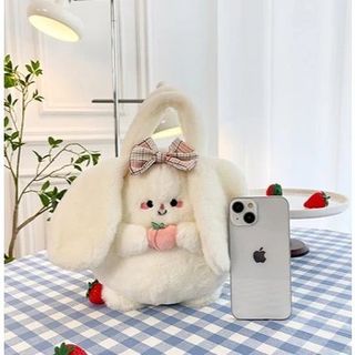🍑TÚI ĐEO CHÉO THỎ QUẢ ĐÀO – NHỎ XINH, ĐỘC ĐÁO, CỰC ĐÁNG YÊU!