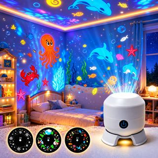 MÁY CHIẾU ĐẠI DƯƠNG 3D XOAY 360 ĐỘ (T100)