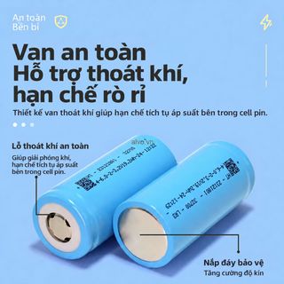 Cell pin LiFePO4 32700 Hangtian 6000mAh 3.2V – Dung lượng lớn, bền bỉ qua nhiều lần sạc