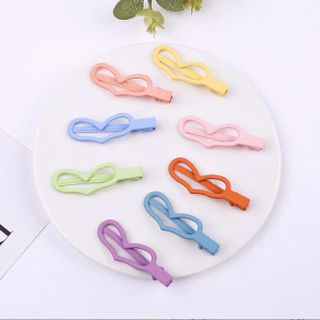 KẸP TÓC KIM LOẠI NHIỀU MÀU