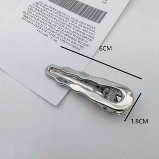 KẸP TÓC KIM LOẠI MẠ BẠC
