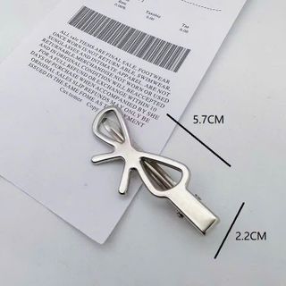KẸP TÓC KIM LOẠI MẠ BẠC