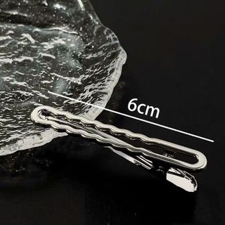 KẸP TÓC KIM LOẠI MẠ BẠC