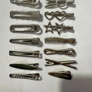 KẸP TÓC KIM LOẠI MẠ BẠC