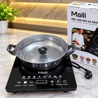 BẾP ĐIỆN TỪ ĐA NĂNG MAILI 2200W – KÈM NỒI LẨU (T10)