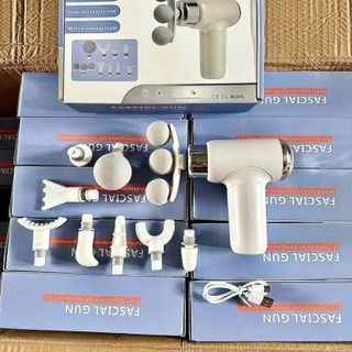 MÁY MASSAGE TOÀN THÂN CẦM TAY FASCIAL GUN 9 ĐẦU (T20)