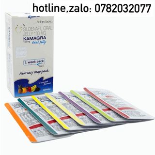 Siro Cường Dương Kamagra Oral Jelly 7 Gói Hương Trái Cây Tăng Cường Sinh Lực Nam Giới