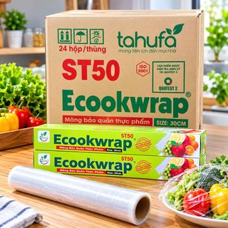 MÀNG BỌC THỰC PHẨM ECOOK WRAP ST50 (T144)