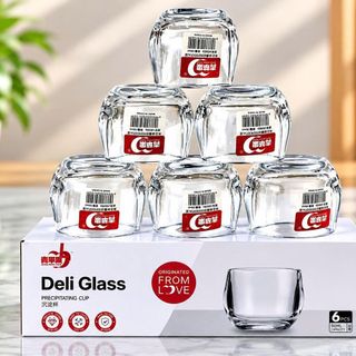 BỘ 6 LY UỐNG RƯỢU WISHKY BẦU 90ml KB286 (T18)