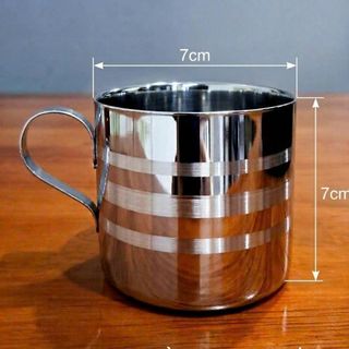 CA INOX 304 CẮT MÉP 3 SỌC 7X7CM CÓ QUAI - CA INOX ĐỰNG NƯỚC CAO CẤP GIÁ SỈ CHO QUÁN ĂN TRƯỜNG HỌC