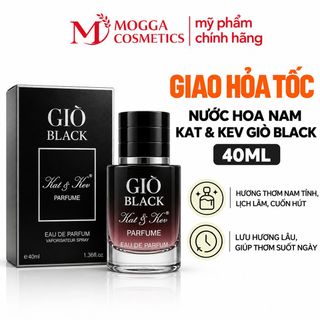 Nước Hoa Nam Kat Kev Parfume Giò Black 40ml - Mùi Thơm Nam Tính Cuốn Hút