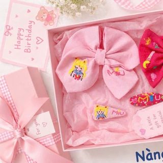Combo kẹp nơ cột tóc cho bé