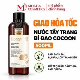Nước Tẩy trang bí đao Cocoon làm sạch & giảm dầu 500ml