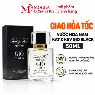 Nước Hoa Nam Kat Kev Parfume Giò Black 50ml - Hương Thơm Nam Tính Cuốn Hút