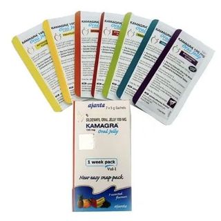 Siro Cường Dương Kamagra Oral Jelly 7 Gói Hương Trái Cây Tăng Cường Sinh Lực Nam Giới