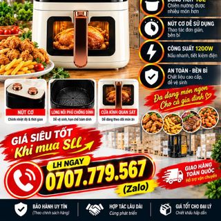 Nồi chiên k dầu xilapu 10L