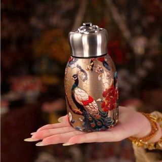 BÌNH GIỮ NHIỆT INOX 300ML HOẠ TIẾT 3D (T80)