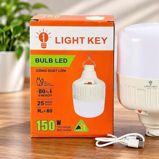 ĐÈN TÍCH ĐIỆN LED BULB LIGHT KEY 150w SẠC USB (T50)