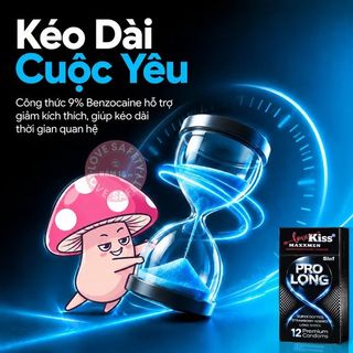 Bao Cao Su Kéo Dài Thời Gian Lovekiss Maxxmen 5in1 ProLong - 12s