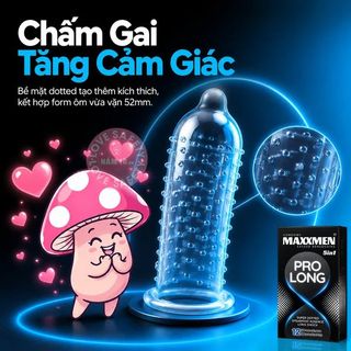 Bao Cao Su Kéo Dài Thời Gian Lovekiss Maxxmen 5in1 ProLong - 12s