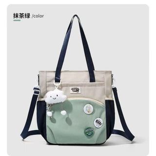 👜 TÚI TOTE PHỐI MÀU A8610 – FORM RỘNG, TRẺ TRUNG, NĂNG ĐỘNG 🎨