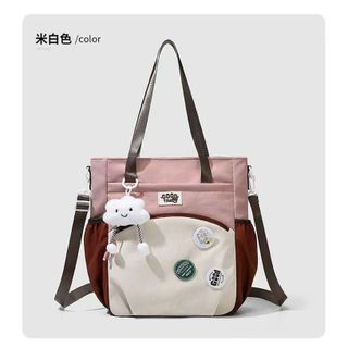 👜 TÚI TOTE PHỐI MÀU A8610 – FORM RỘNG, TRẺ TRUNG, NĂNG ĐỘNG 🎨