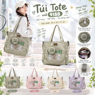 👜 TÚI TOTE HÀN QUỐC A9188 – FORM SIÊU RỘNG, ĐƠN GIẢN MÀ THỜI TRANG
