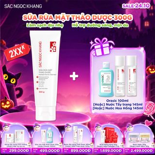 Sữa Rửa Mặt Thảo Dược [300G] - Sắc Ngọc Khang KÈM QUÀ TẶNG