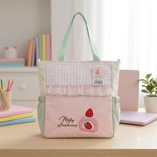 TÚI TOTE A3001, A3007 PHỐI MÀU PASTEL KÈM TÚI TRÒN – XINH XẮN CHO MỌI NGÀY