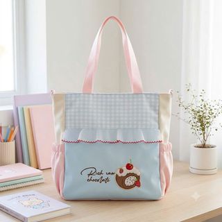 TÚI TOTE A3001, A3007 PHỐI MÀU PASTEL KÈM TÚI TRÒN – XINH XẮN CHO MỌI NGÀY