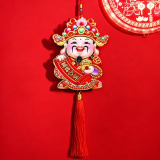 THẦN TÀI LẮC ĐẦU 21CM (T500)