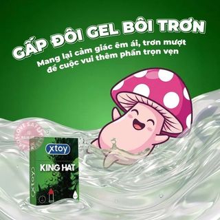 Bao Cao Su Xtoy King Hat Gai Lớn Hương Vani | 1s.