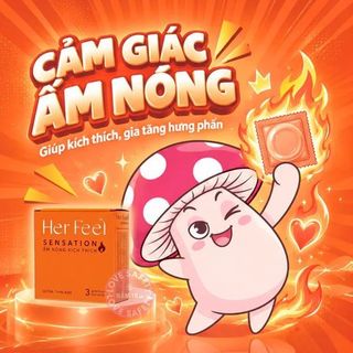 Bao Cao Su Nóng Ấm Playah Her Feel Sensation Hương Nước Hoa | 3s.