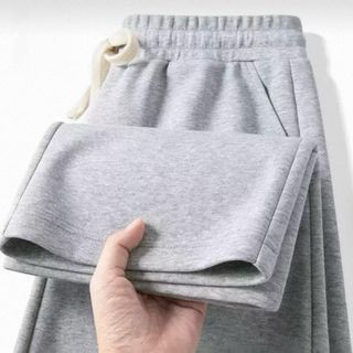 White Grey Streetwear Jogger Pants - Quần Jogger Phong Cách Hiện Đại Màu Trắng & Xám Thiết Kế Thoải Mái Phù Hợp Mọi Hoạt Động