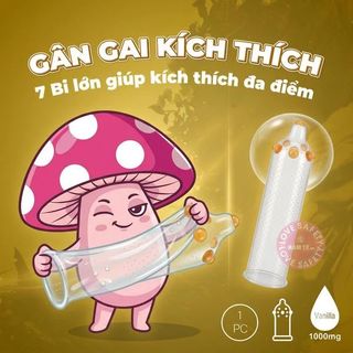Bao Cao Su Xtoy King Gem 7 Bi Lớn Hương Vani | 1s.