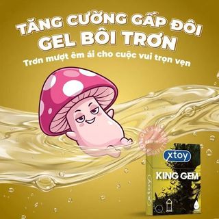Bao Cao Su Xtoy King Gem 7 Bi Lớn Hương Vani | 1s.