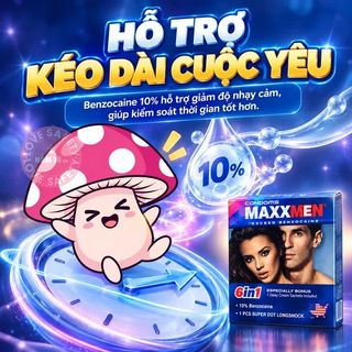 Bao Cao Su Maxxmen 6 Bi To 1cm Loại Xịn.