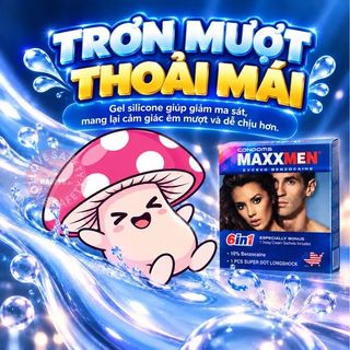 Bao Cao Su Maxxmen 6 Bi To 1cm Loại Xịn.