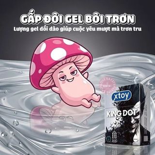 Bao Cao Su Xtoy King Dot 9 Bi Lớn Hương Chocolate | 1s.