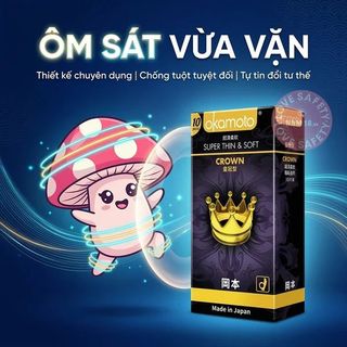 Bao Cao Su Kích Cỡ Nhỏ Okamoto Crown | 3s