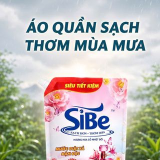 Nước giặt SiBE Hồng Thơm